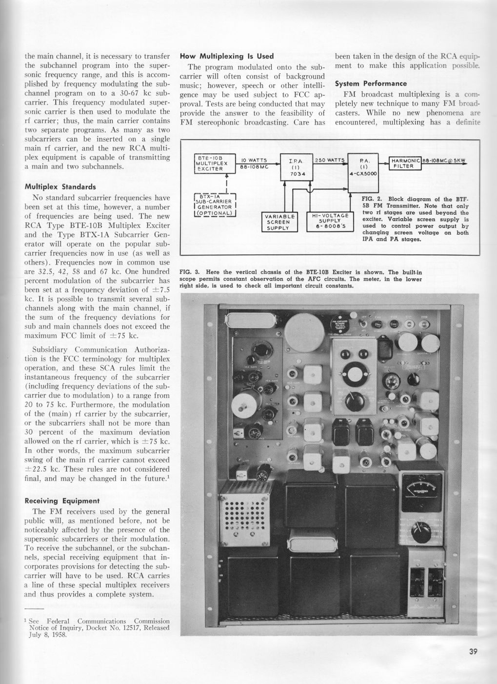 RCA BTE-10B Direct FM Exciter, page 2